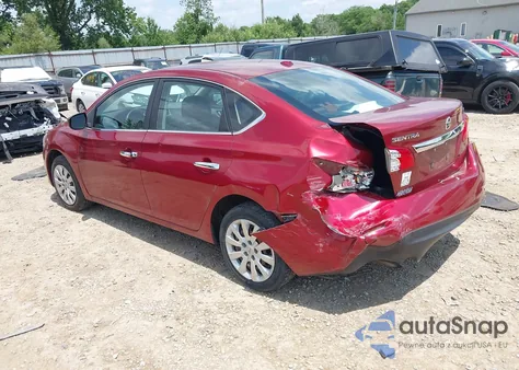 2015 Nissan Sentra Fe+ S/S/Sl/Sr/Sv from USA, damaged, VIN 3N1AB7AP4FY252824
